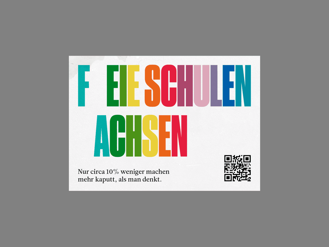 FREIE SCHULEN SACHSEN – nicht kaputt machen